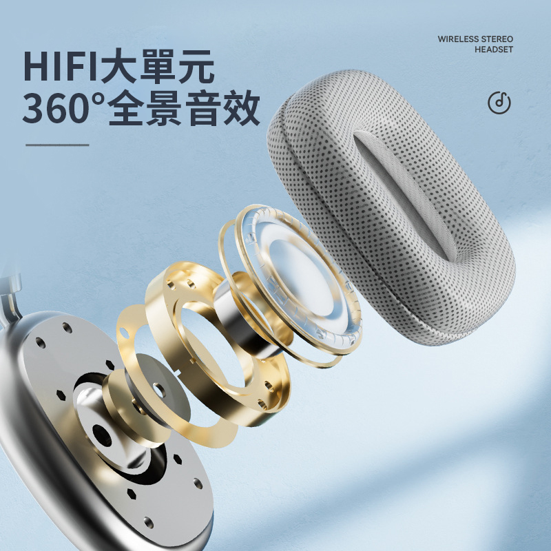 P9promax無線頭戴式藍牙耳機伸縮雙聲道立體聲續航跑步耳機